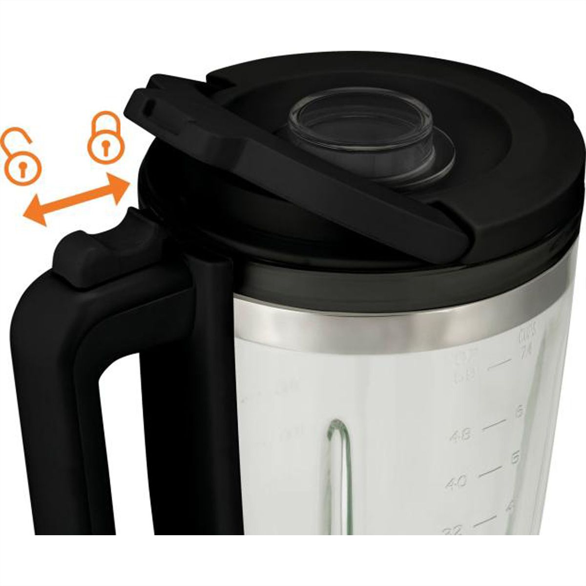 Gorenje Standmixer B1400BE, 1400W, 1,5L, schwarz/silber