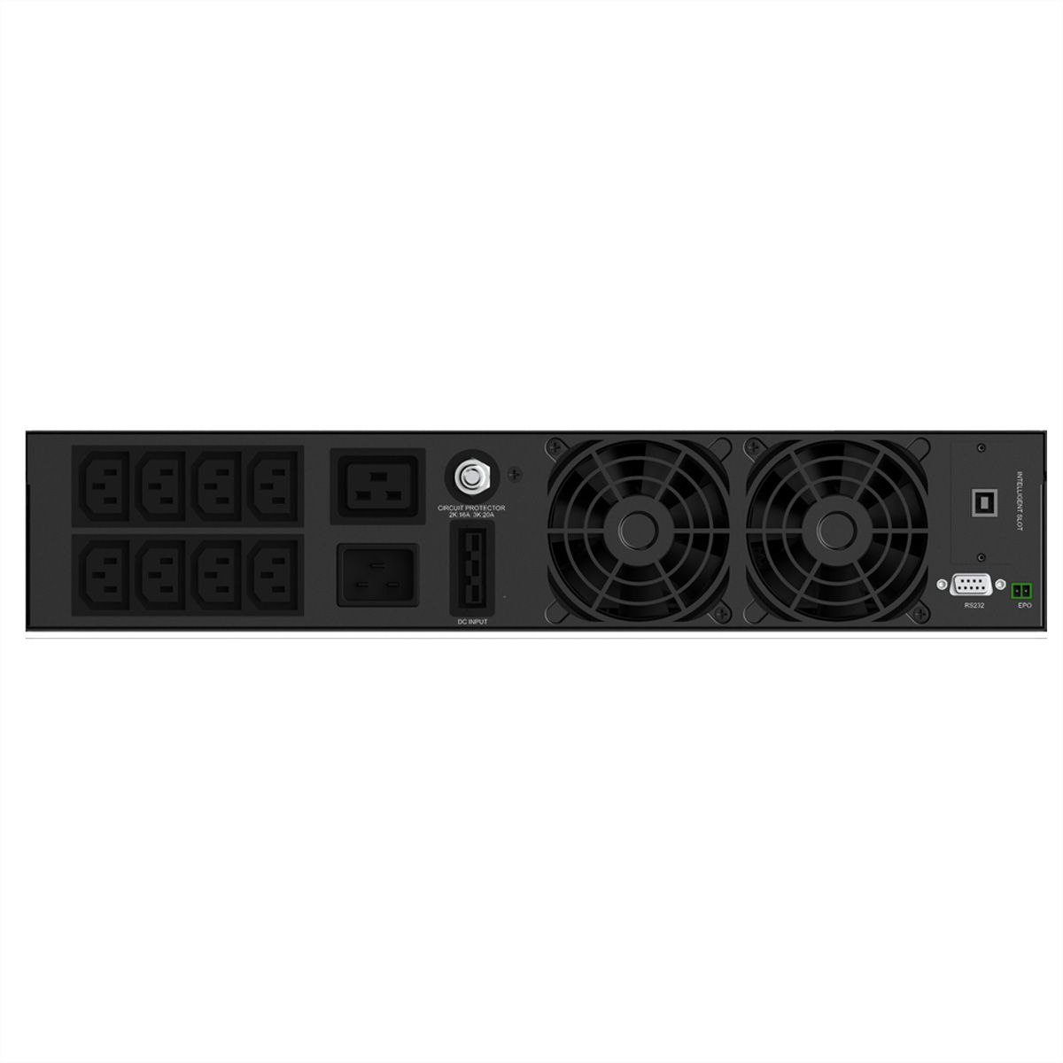 AEC IST3J 3kVA - Online Rack USV – 6x 9Ah interne, 4x 6x 9Ah externe Batterien - 34 Min. Autonomie bei 100% Last