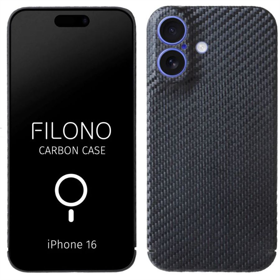 Filono Carbon Case, iPhone 16, MagSafe