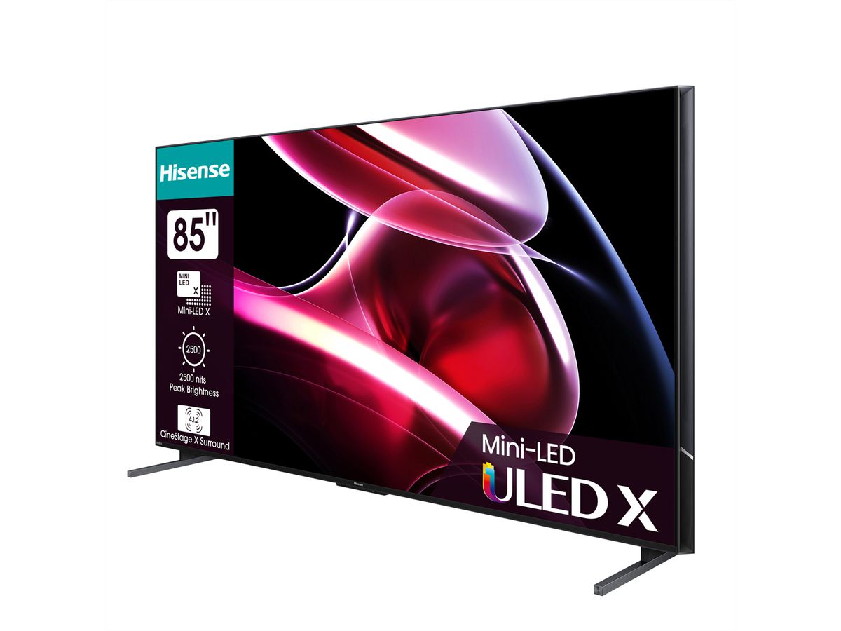 Hisense TV 85UXKQ, 85", ULED 4K, Mini LED, 2000 Nit, 144 Hz