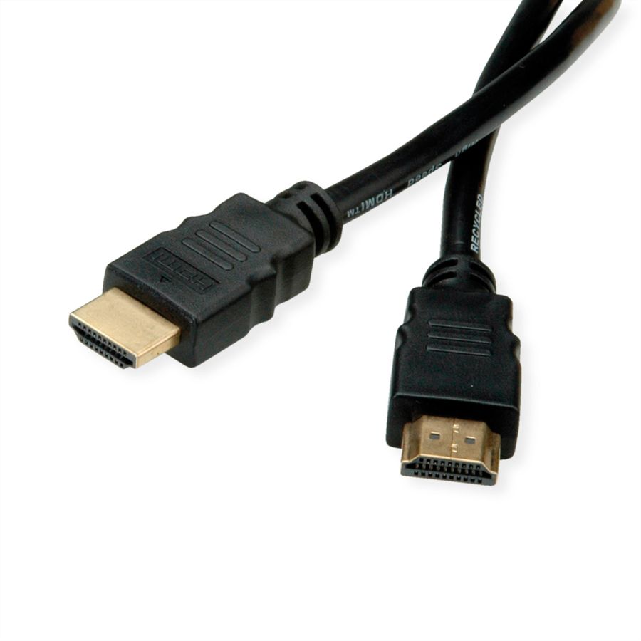 ROLINE RM 8K HDMI Ultra HD Kabel mit Ethernet, ST/ST, schwarz, 2 m