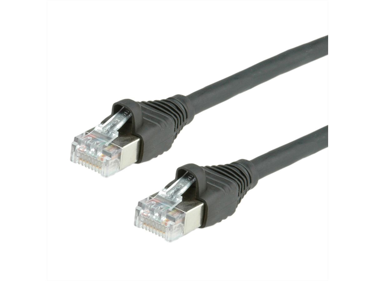 Cordon DÄTWYLER Cat.6/7 CU S/STP 4x2x AWG26, 1,2 GHz, noir, 50 m