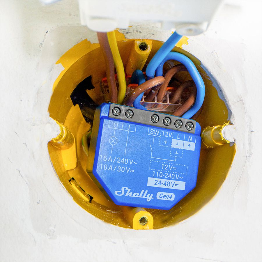 Shelly Schaltaktor 1 Gen4, (Quadro pack)