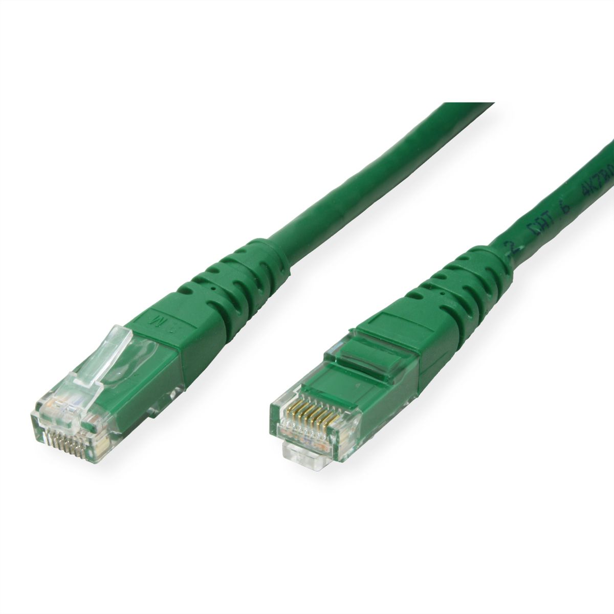 Cordon ROLINE Cat.6 (Classe E) UTP, vert, 1 m