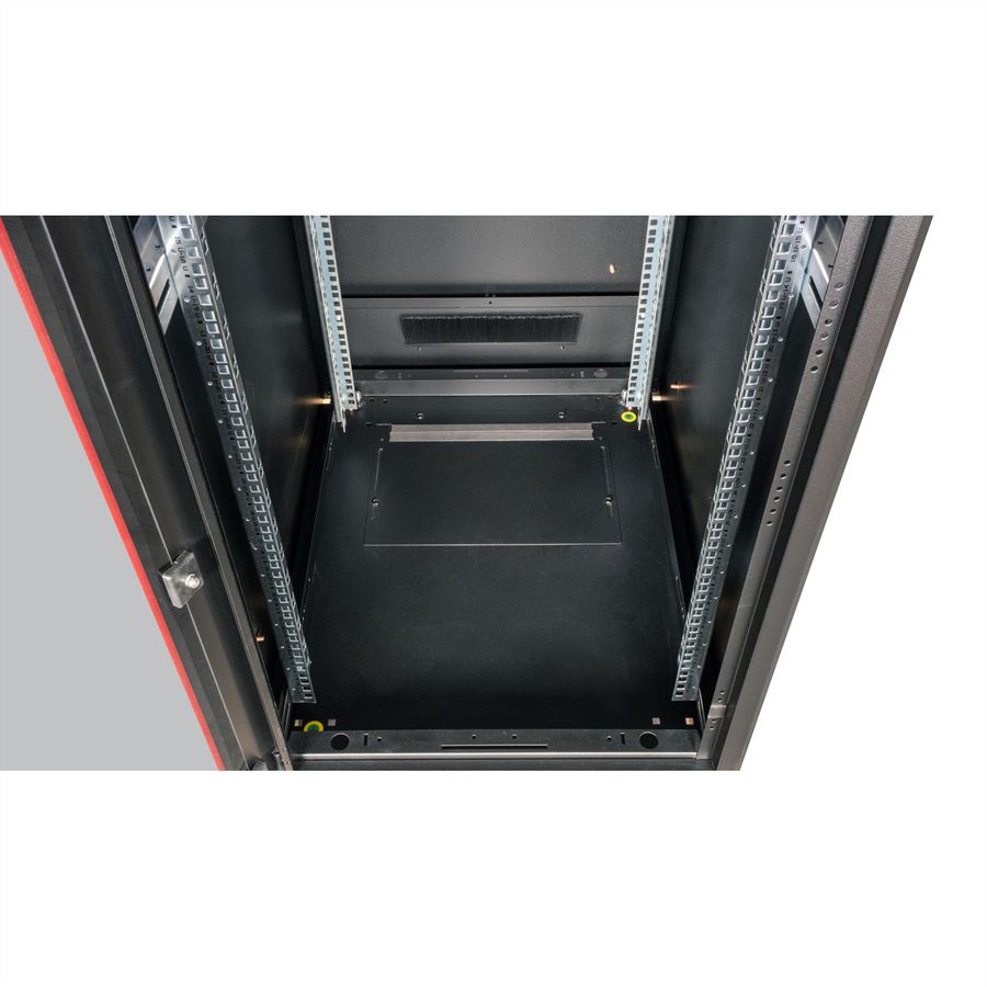 ROLINE 19" Baie réseau Pro 32U, 600x800 LxP Porte verre noir