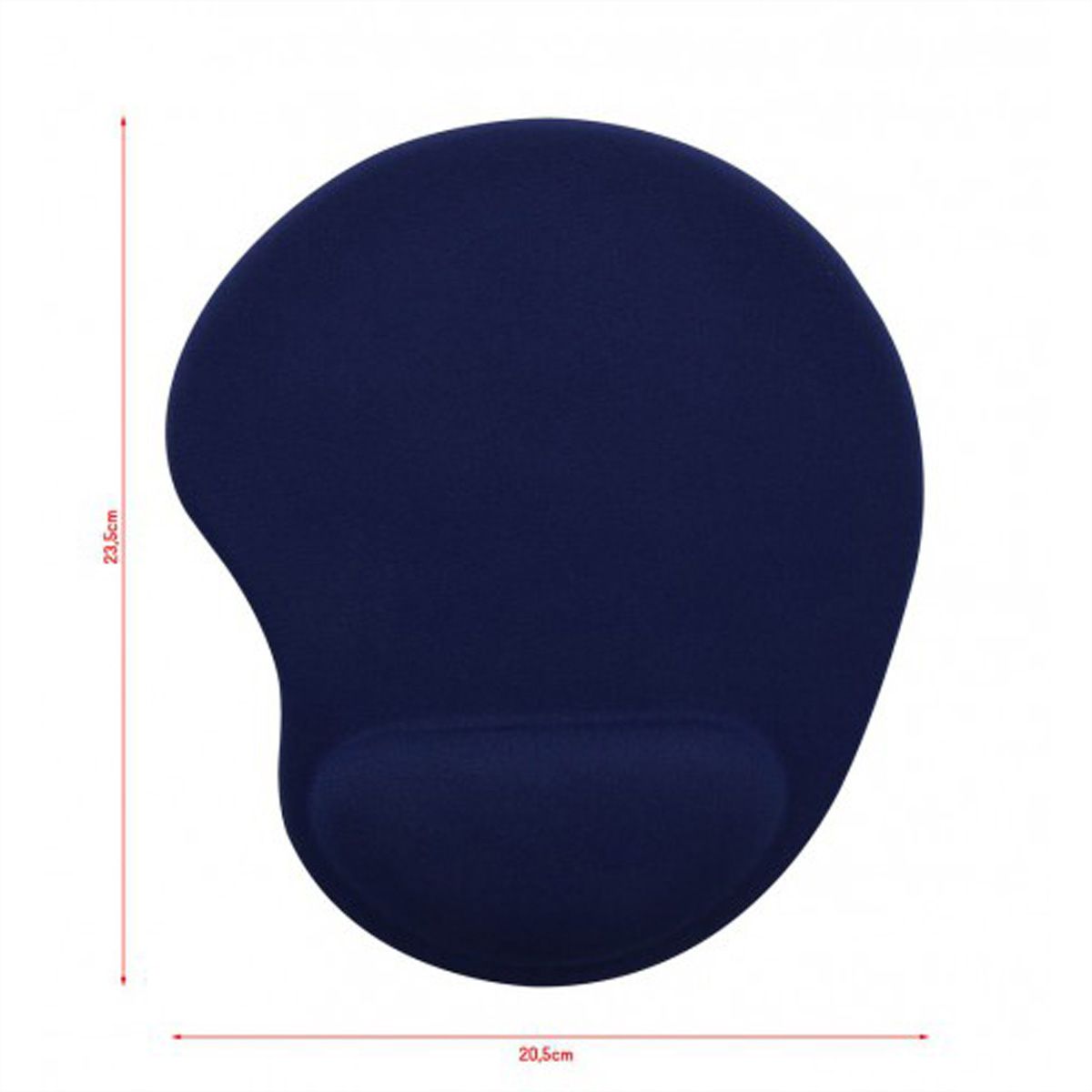 T'NB Ergo Design Mausmatte ergonomisch mit Gel Einsatz, blau