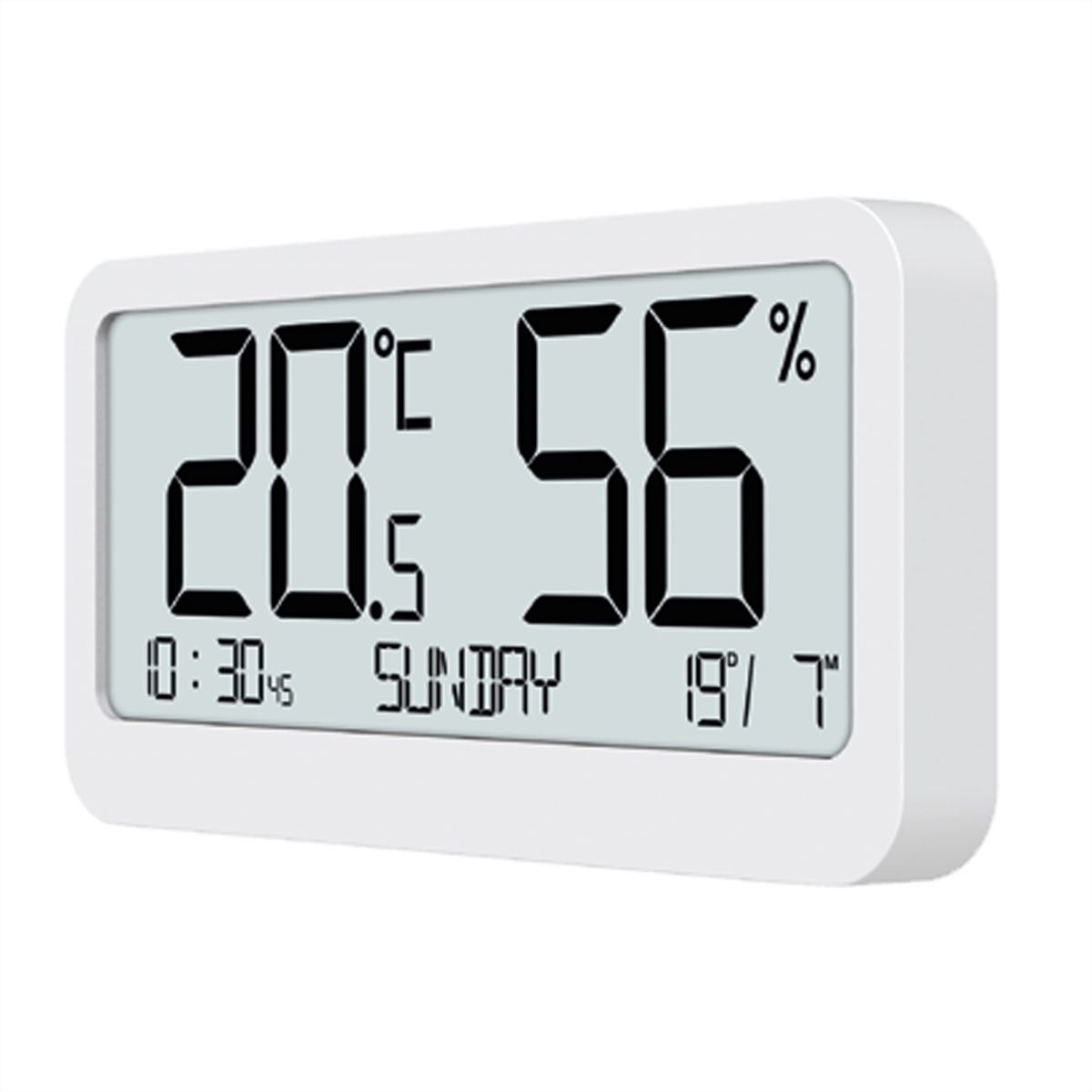Technoline Thermo-Hygrometer WS 9455, Date et jour de la semaine, temp. + air