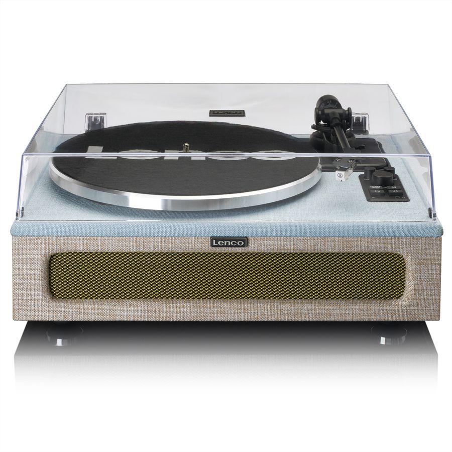 Platine vinyle Lenco LS-440, Bleu/beige