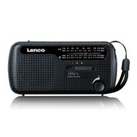 Lenco Notfall Kurbelradio MCR-113BK, FM/KW, Powerbank, Taschenlampe