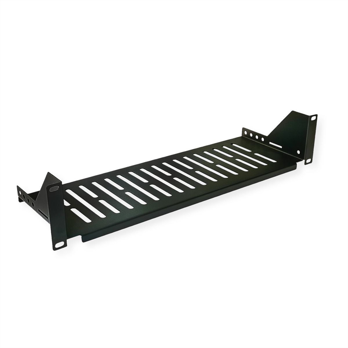 VALUE Etagère 19", 485 x 150mm, 2UH, max. 15 kg, noir
