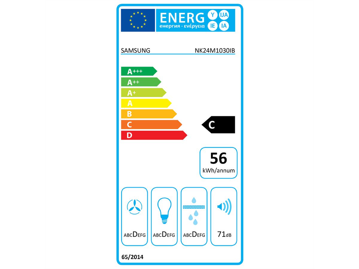 Samsung Dunstabzug NK24M1030IB/UR, 60cm
