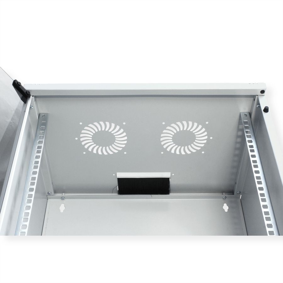ROLINE 19" Boîtier mural Basic 12U, 540x400 LxP gris, EN KIT