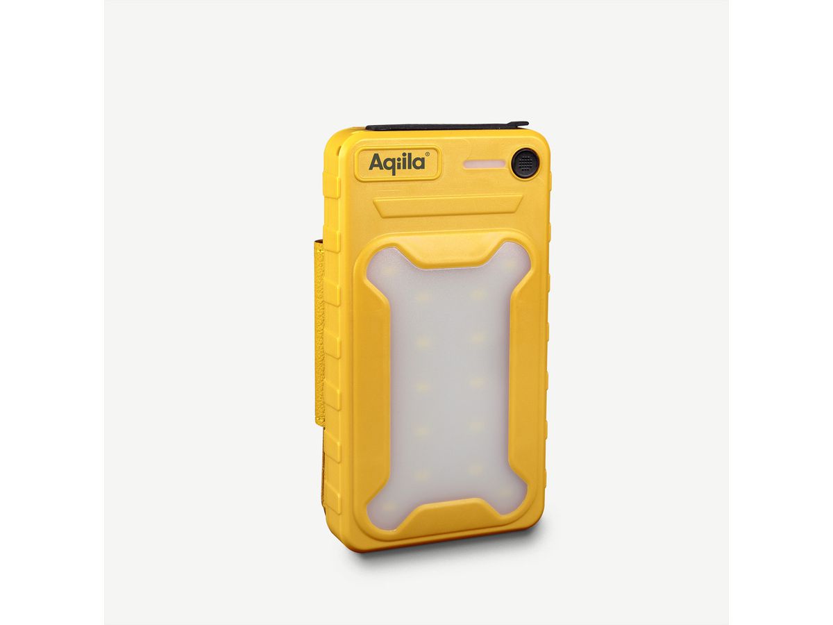 Aqiila Powerbank Powerbird BS10, solaire 20W jaune 10.000 mAh