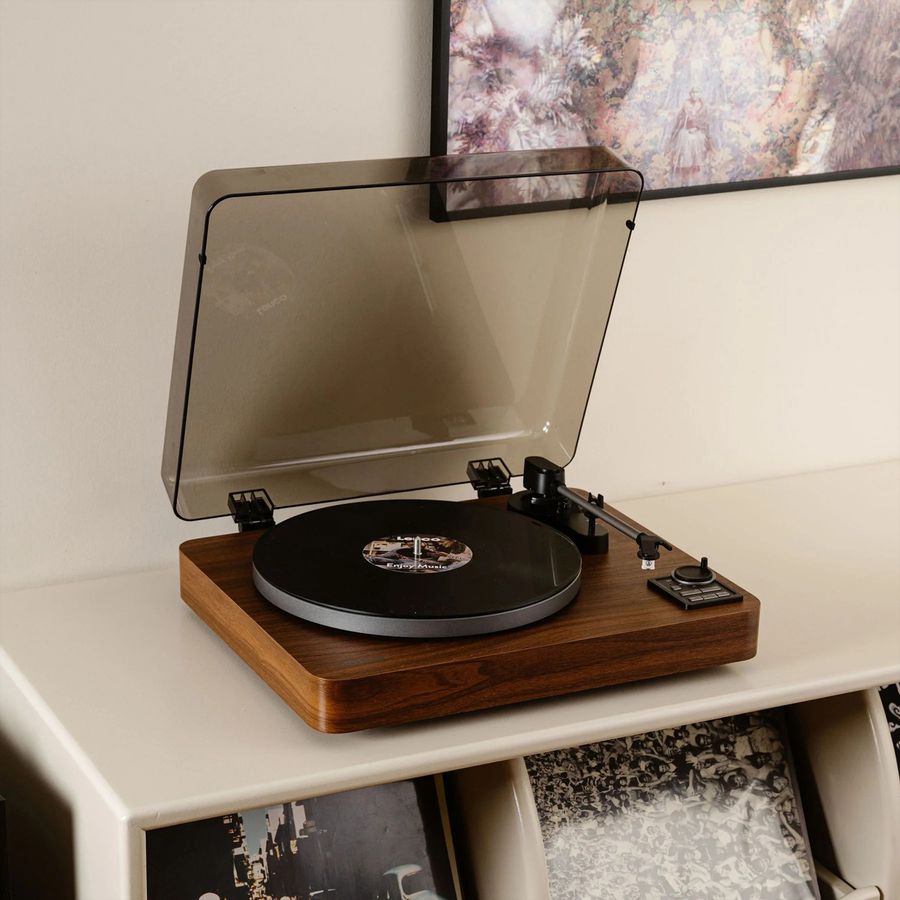 Lenco Platine vinyle LBTA-165WD, entièrement automatique