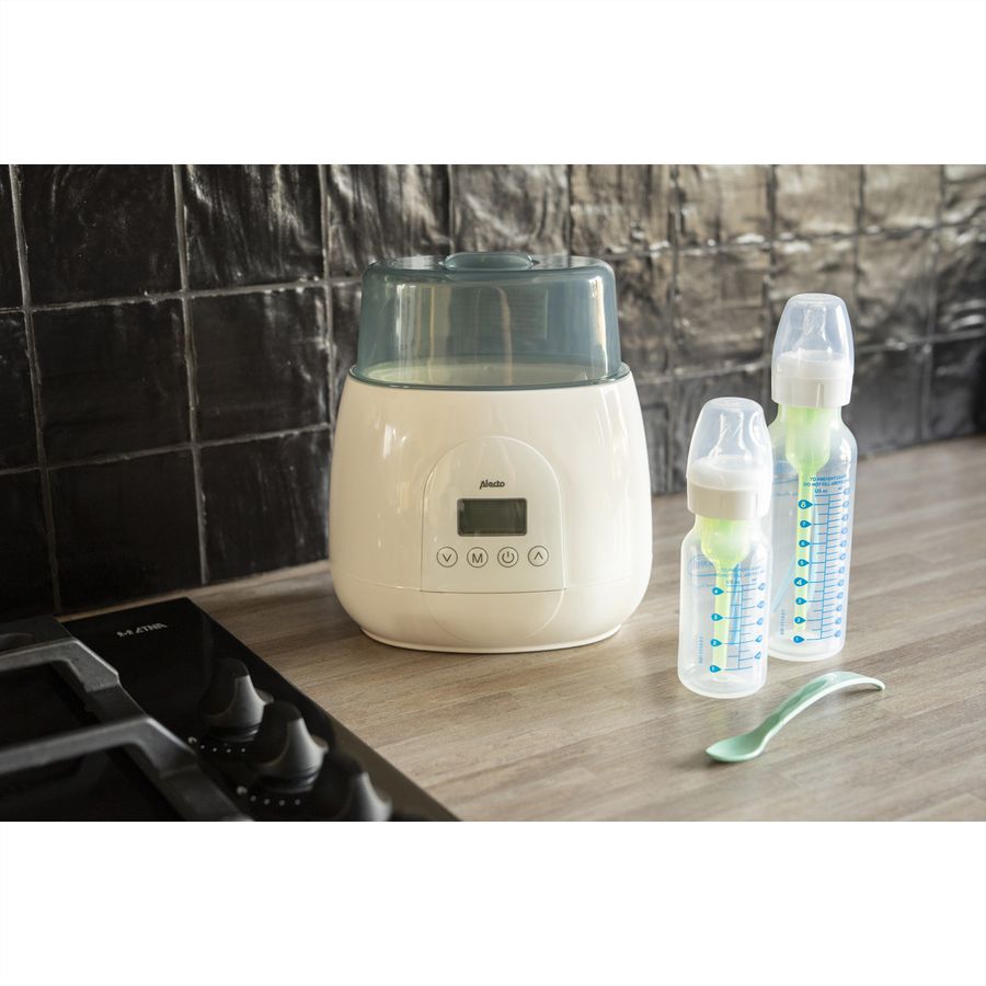 Alecto Chauffe-biberon duo BW-700TWIN numérique, pour chauffer et appliquer