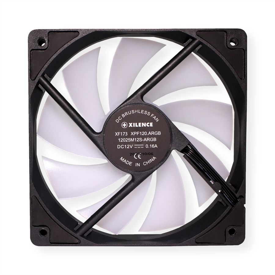 Xilence XPF120.ARGB 120mm PWM Ventilateur de boîtier, ARGB LED
