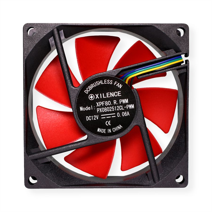 Xilence XPF80.R.PWM 80mm PWM Ventilateur de boîtier, 4PIN