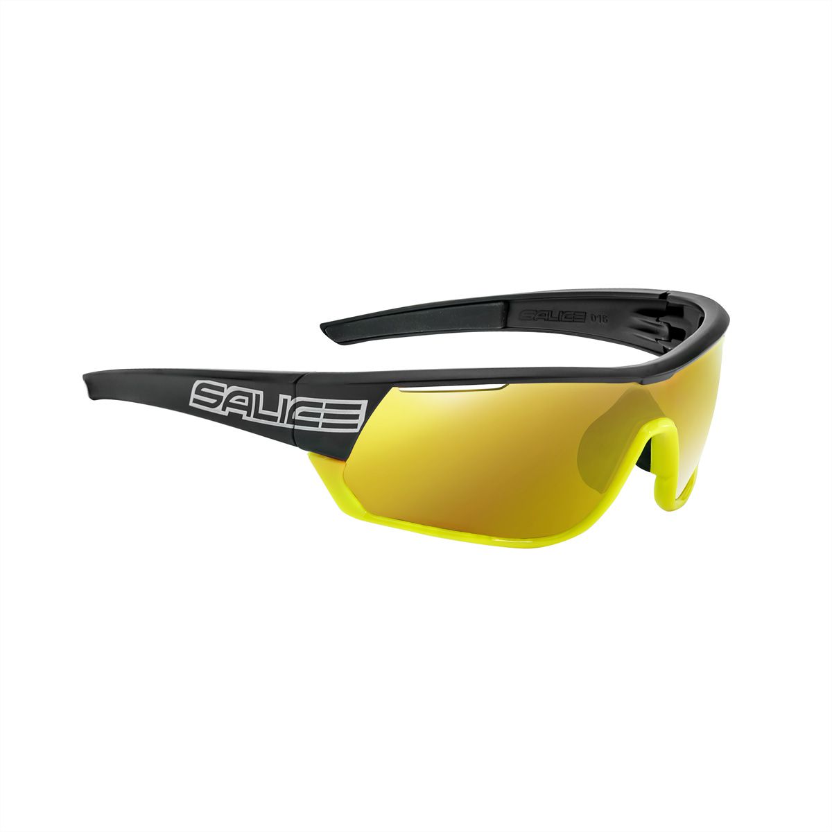 Salice Occhiali Sportbrille 016RW, Black-Yellow / Yellow