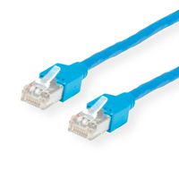 Cordon KERPEN Cat.5e (Classe D) D1-20 SF/U, croisé, bleu, 1 m