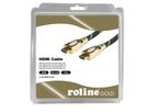 ROLINE GOLD Câble HDMI Ultra HD avec Ethernet, M/M, Retail Blister, 5 m