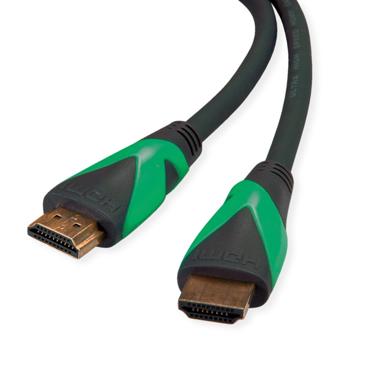 ROLINE GREEN ATC Câble HDMI avec Ethernet Ultra HD 8K, M/M, noir, 3 m