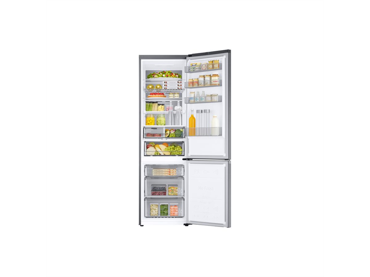 Samsung Kühl-Gefrierkombination RB7300 Bespoke, 387l, A, WiFi, Silber