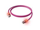 EasyLan DualBoot LED Patchkabel RJ45 S/FTP Cat.6A (Class EA), mit saCon Stecker, LSOH, violett, 7,5 m