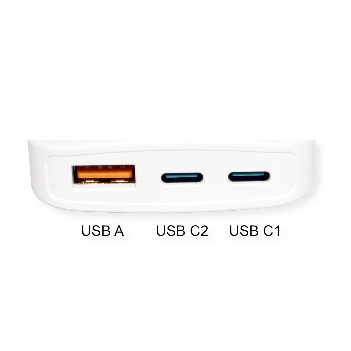 ROLINE Chargeur USB extra plat, avec prise Euro pliable, 65W