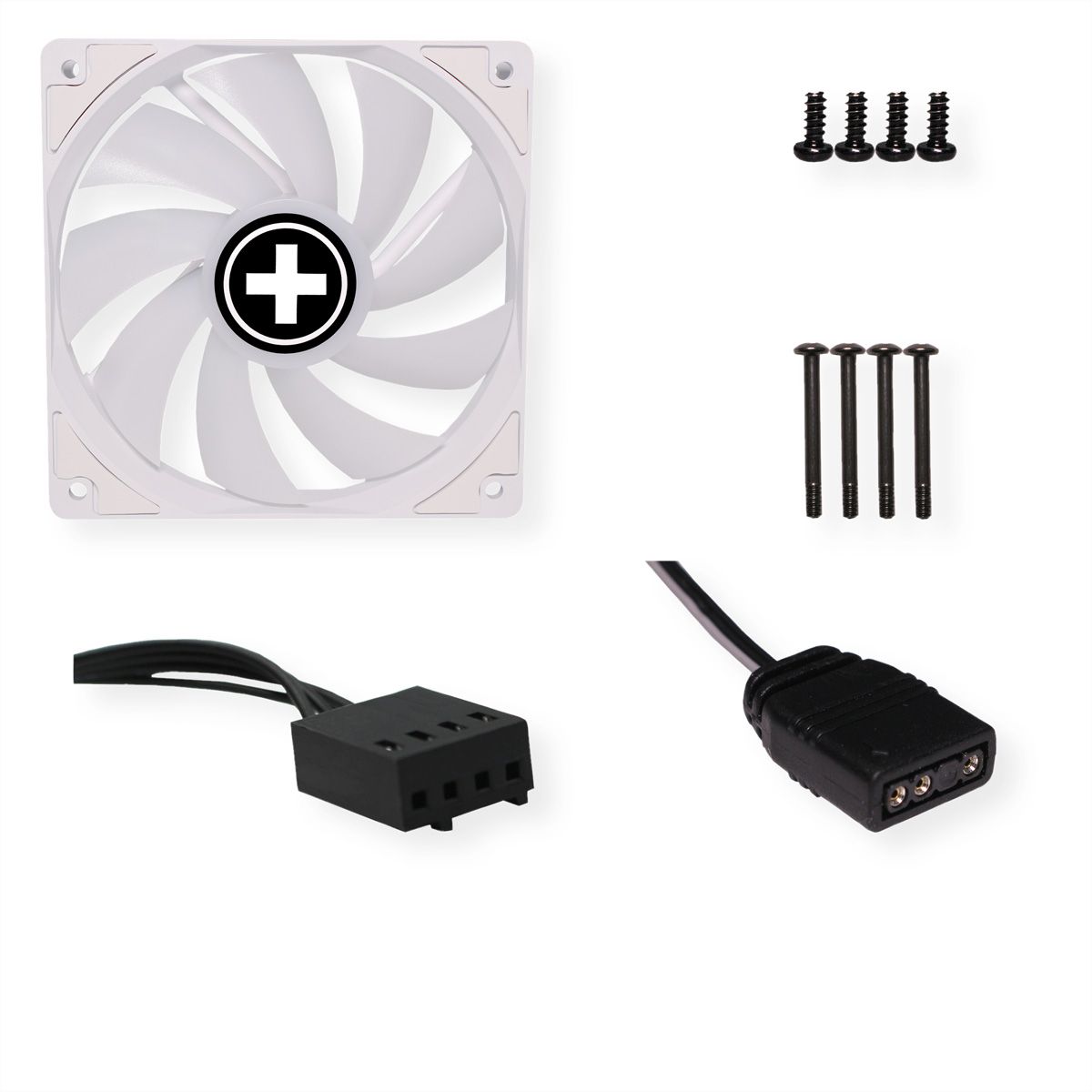 Xilence XPF120.W.ARGB 120mm PWM Ventilateur de boîtier, ARGB LED