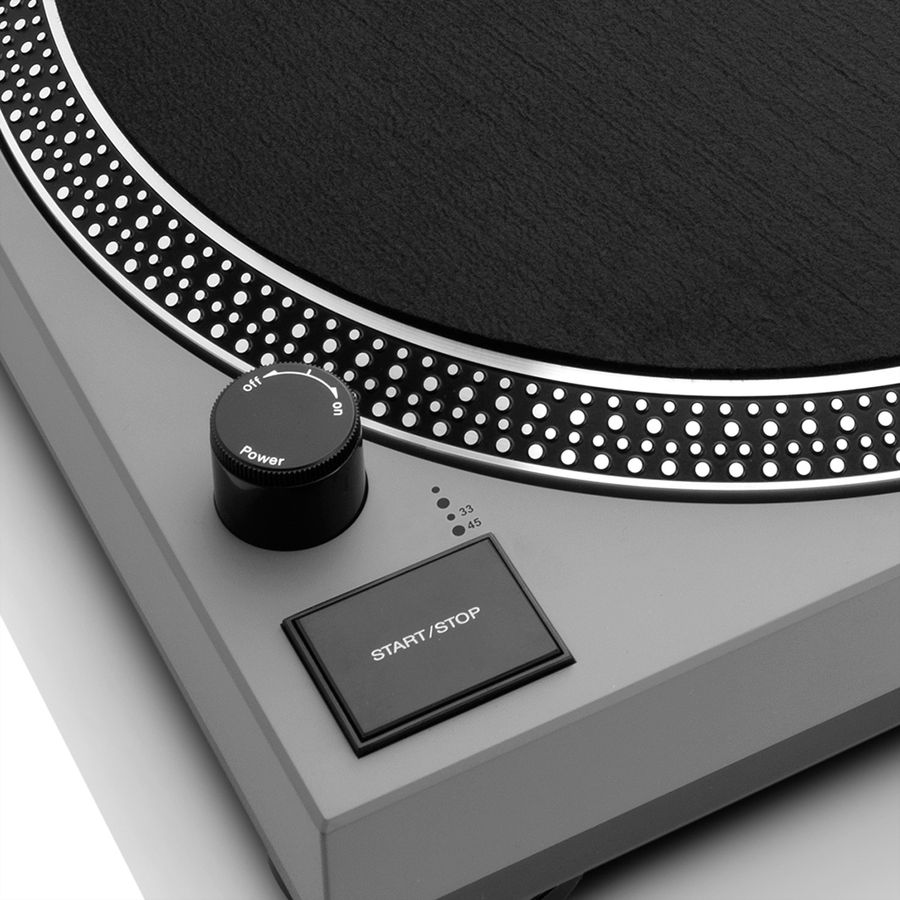 Lenco Platine vinyle L-3810GY, gris