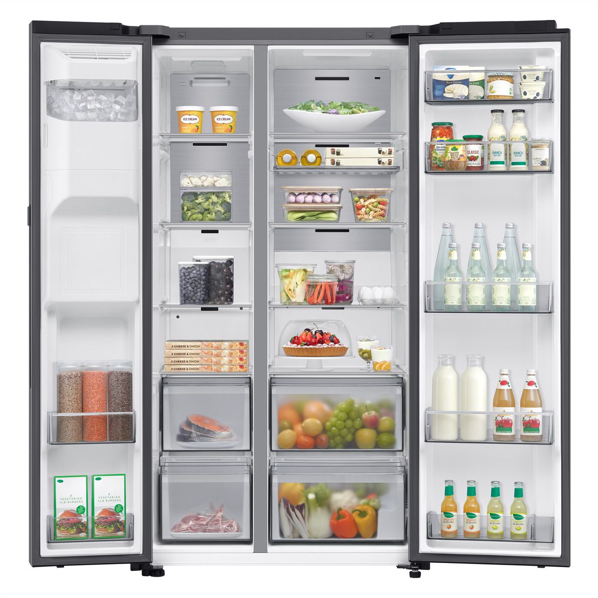 Samsung Food Center RS5000 FC, 634L , C-Grade, Wi-Fi, Edelstahl-Optik