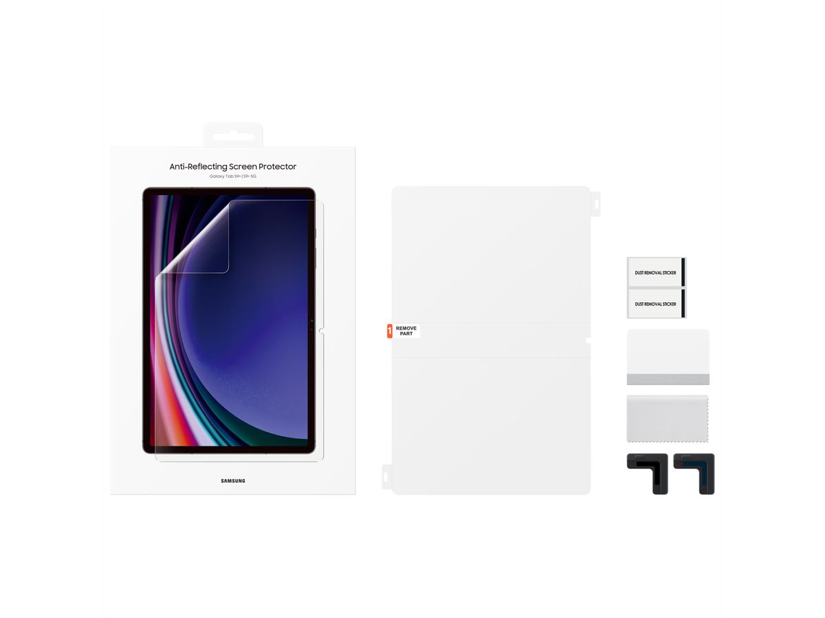 Samsung Tab S9+ Anti-Reflecting Screen, schwarz