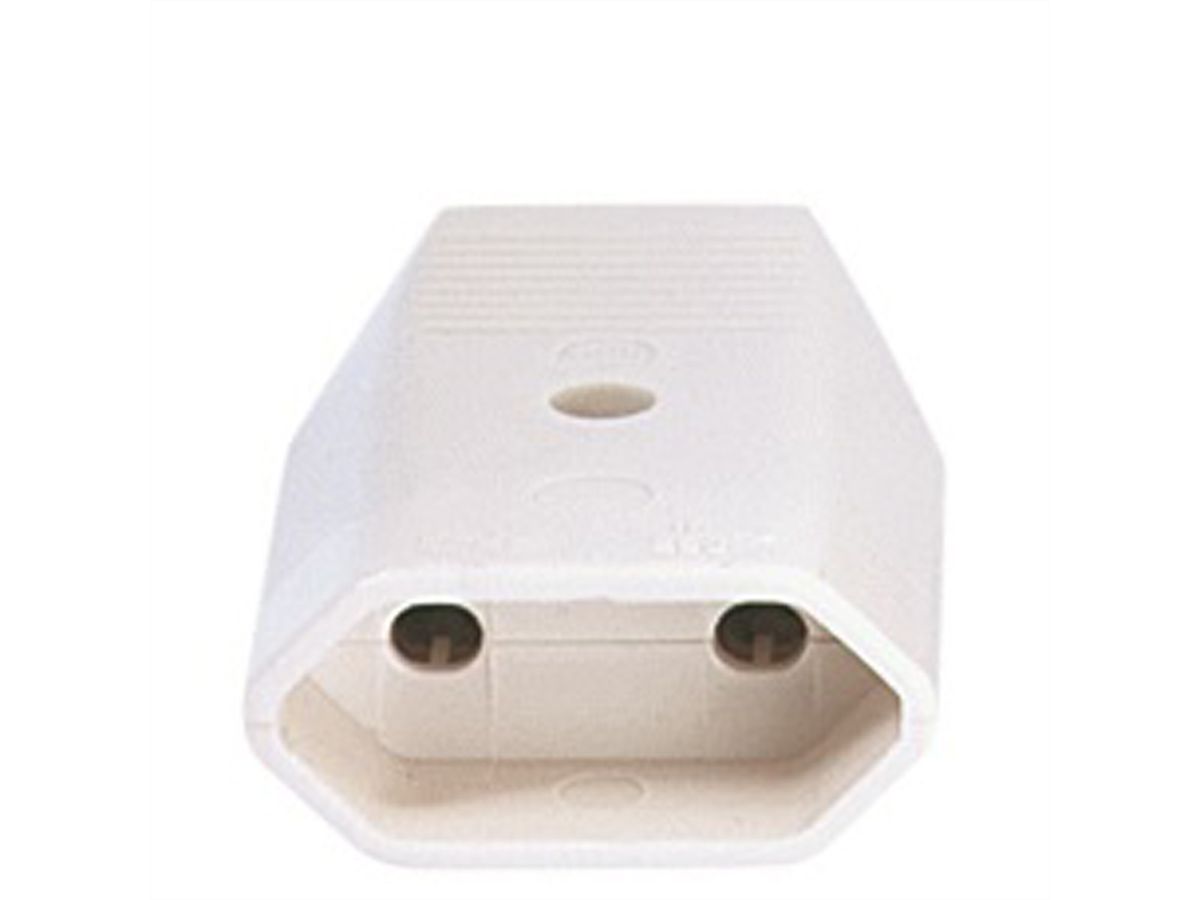 BACHMANN Prise femelle plate Euro 2,5A/250VAC, blanc