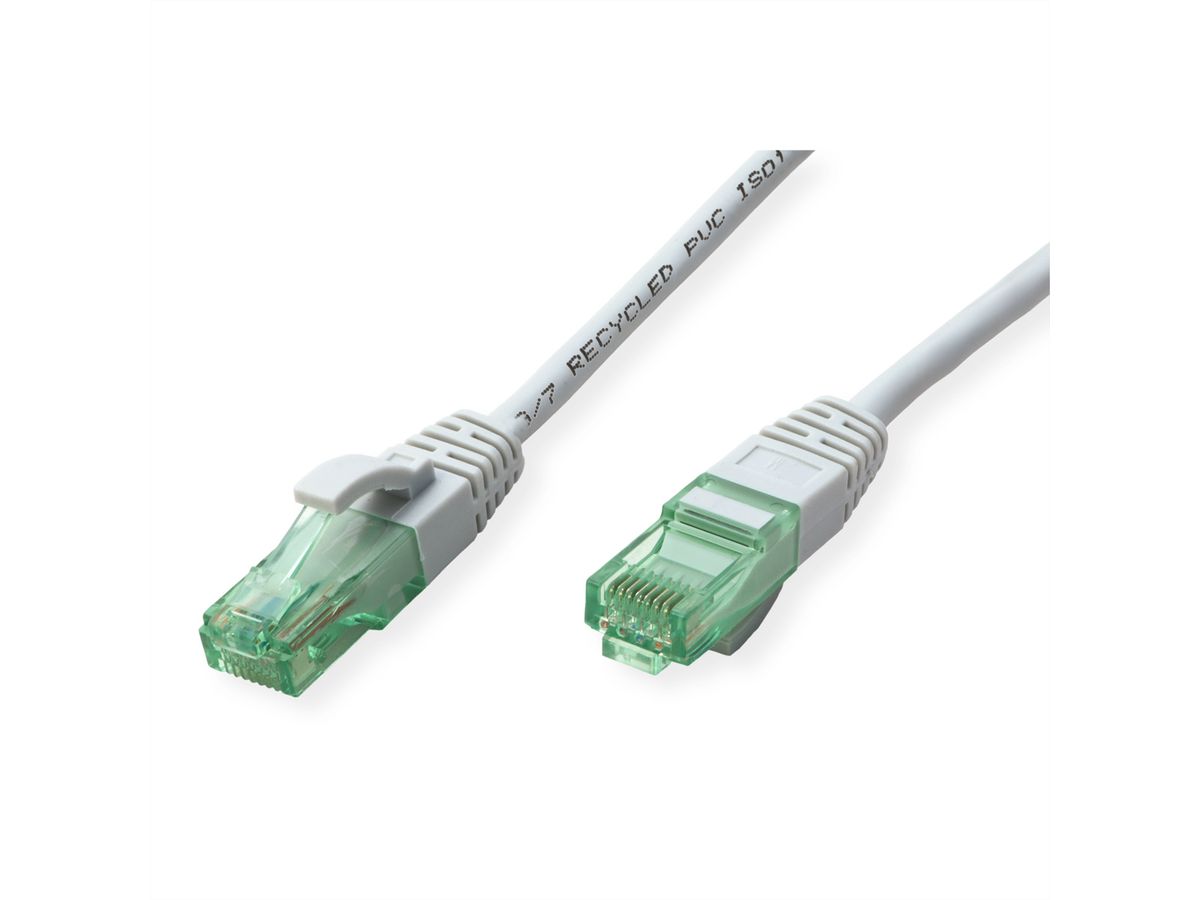 ROLINE RM Cordon UTP Cat.6A / 10 Gigabit, gris, 1 m