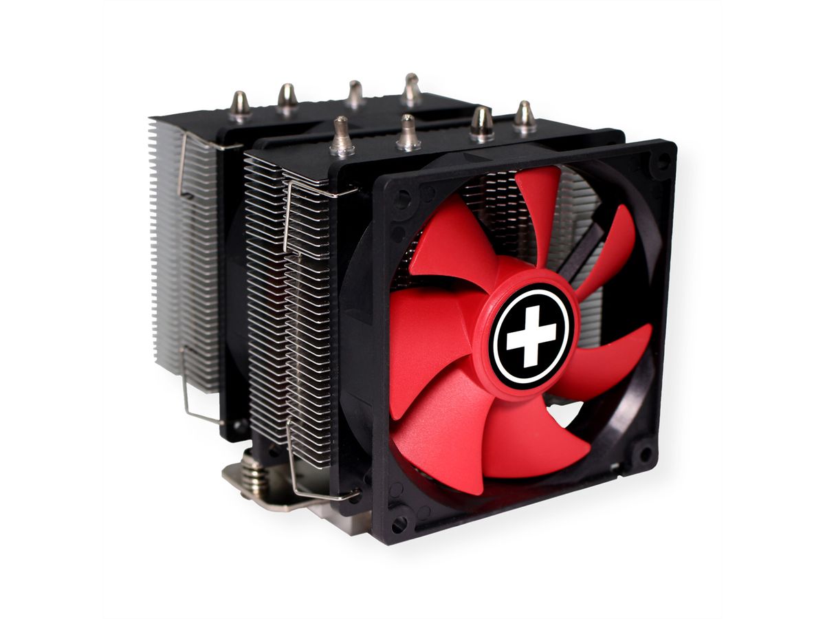 Ventirad /Ventilateur CPU Processeur 92mm Intel et AMD Rouge