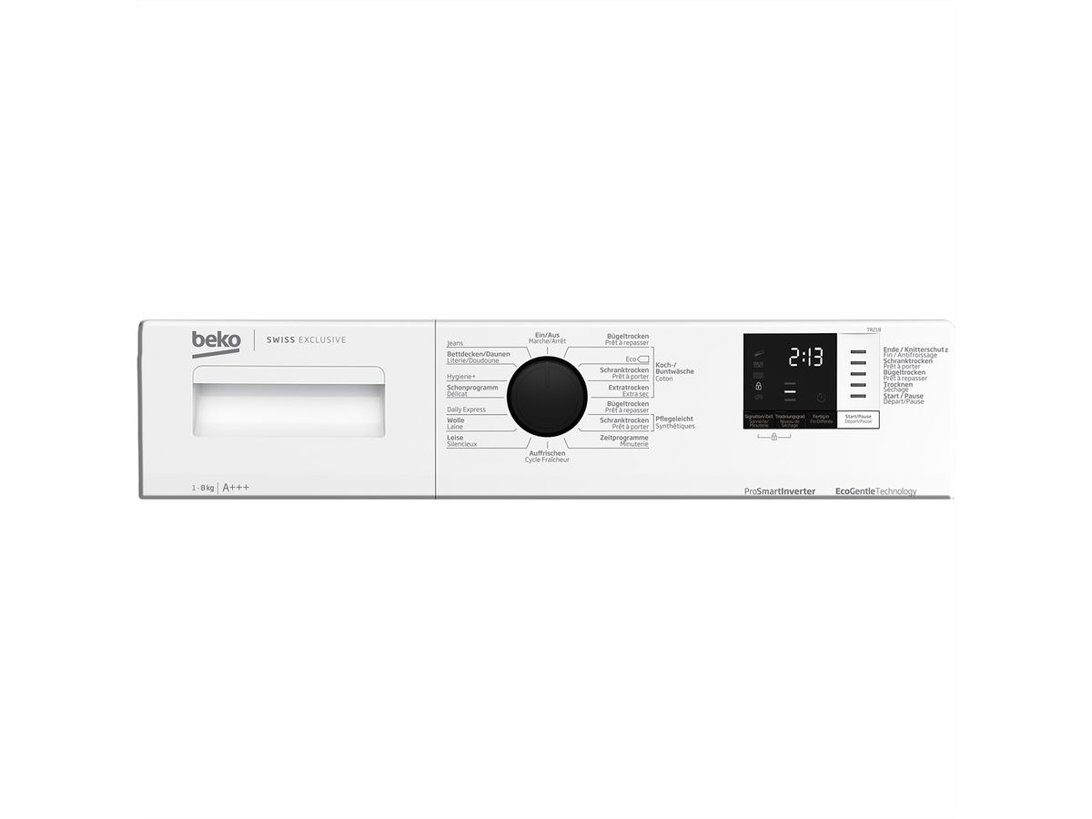 Beko Sèche-linge TR218, 8kg, A+++