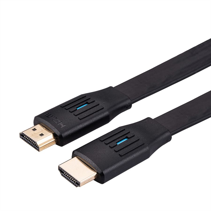 VALUE Câble HDMI 8K (7680 x 4320) avec Ethernet, plat, M/M, noir, 2 m