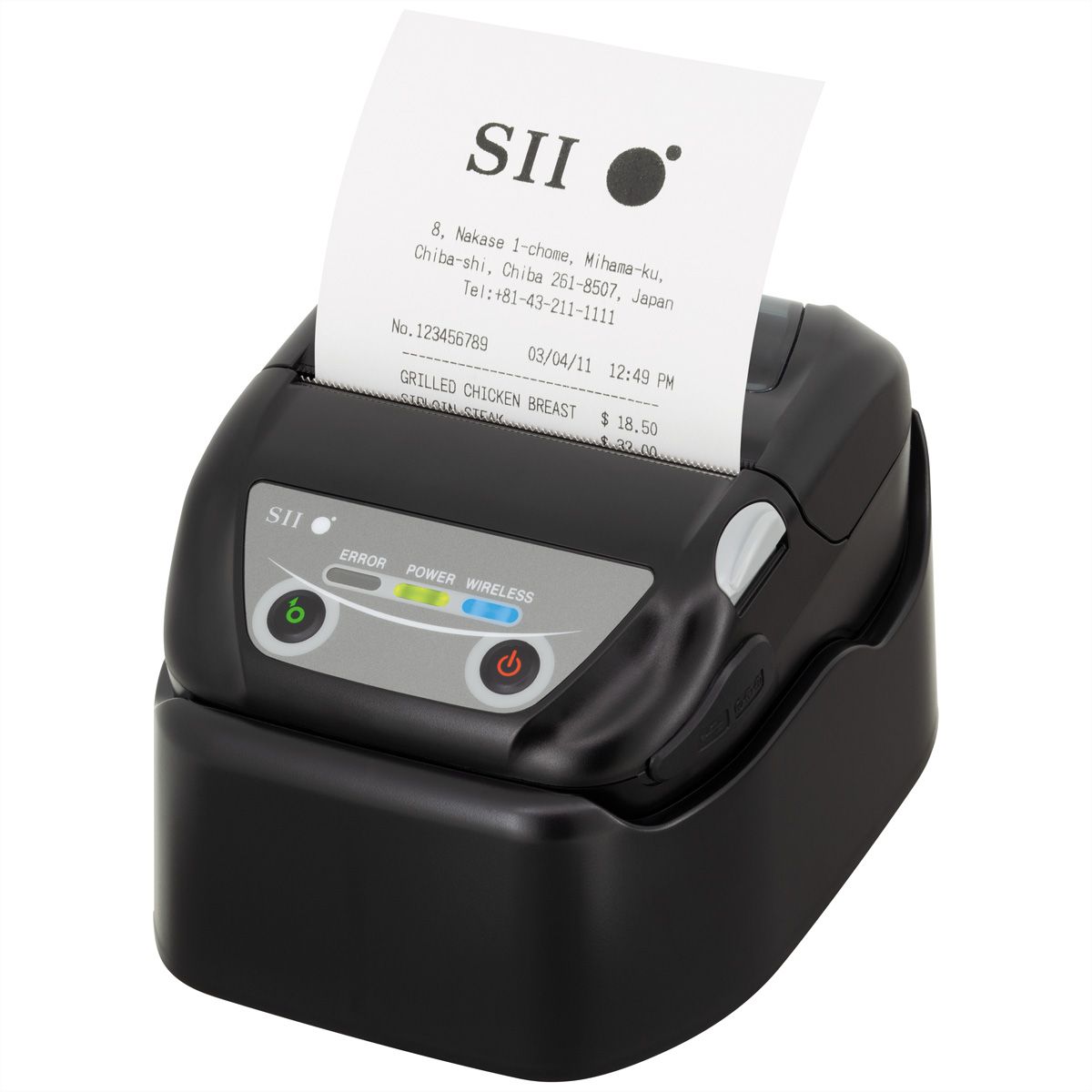SEIKO MP-B30 Imprimante mobile d’étiquettes, WLAN USB