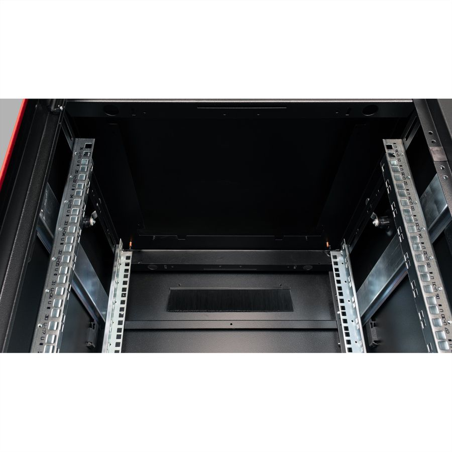 ROLINE 19-Zoll Netzwerkschrank Pro 36 HE, 600x600 BxT Glastür schwarz