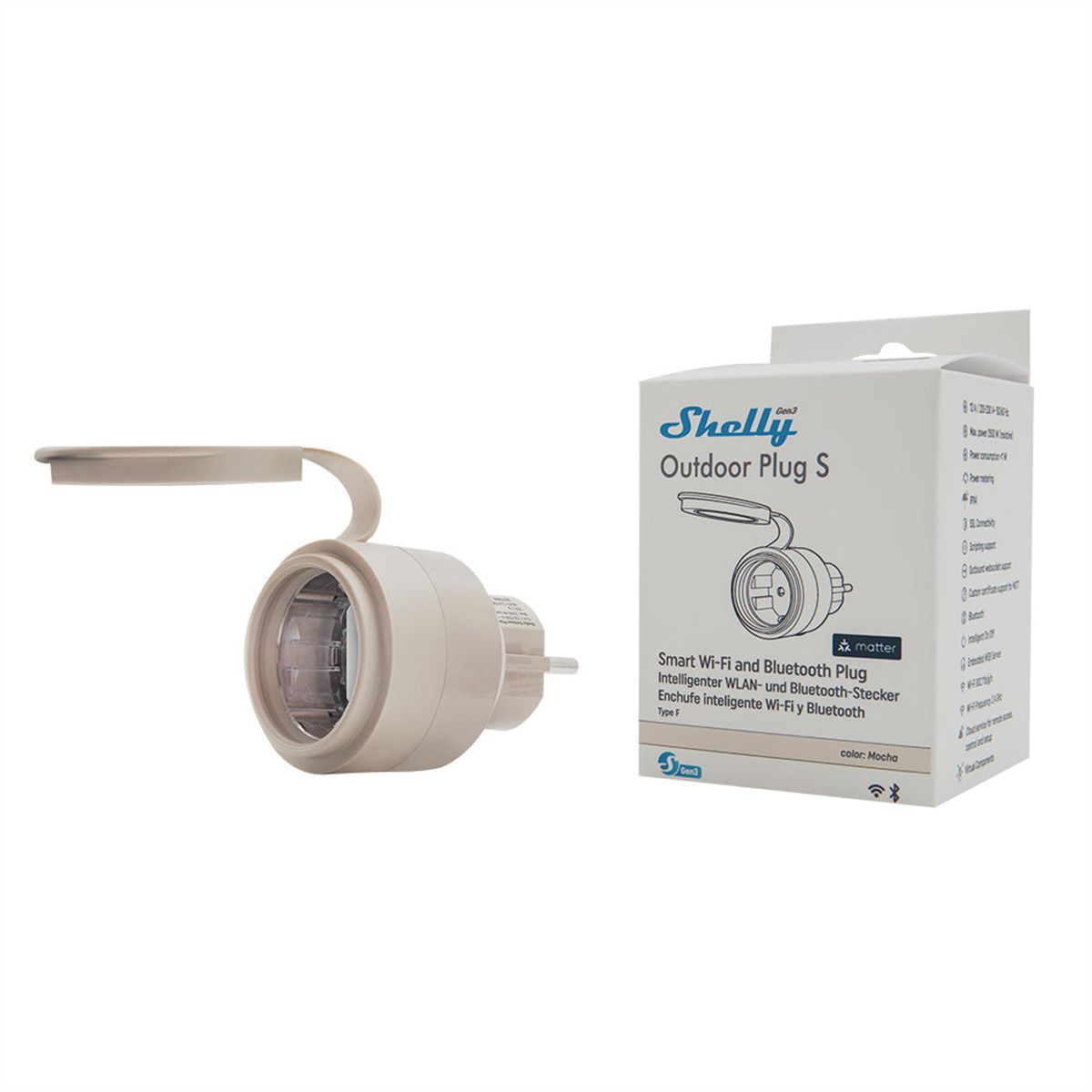 Shelly Outdoor SmartPlug S Gen3