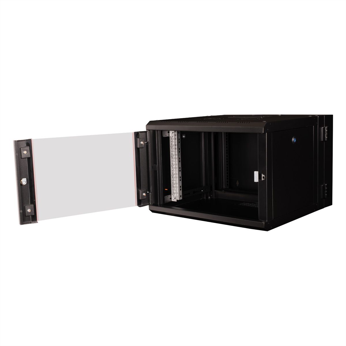 ROLINE 19" Boîtier mural Pro 7U, 600x600 LxP pivotant en 2 parties noir