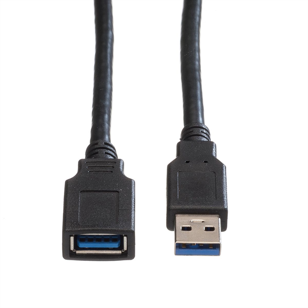 ROLINE Câble USB 3.2 Gen 1 Type A-A, M/F, noir, 1,8 m