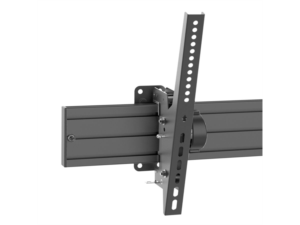 **DEMO**Hagor BrackIT Stand Dual XL, mobiles Standsystem für 2 Bildschirme „side-by-side“, schwarz