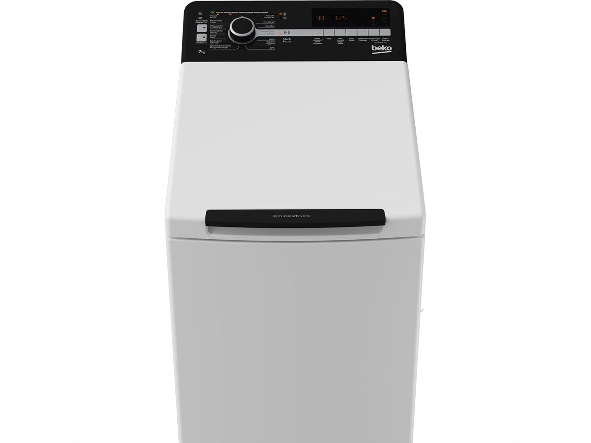Beko Waschmaschine WTL370, Toplader, 7kg, D