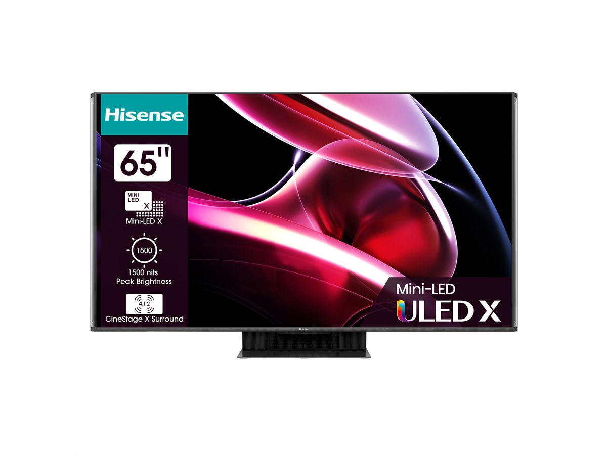 Hisense TV 65UXKQ, 65", ULED 4K, Mini LED, 1500 Nit, 144 Hz