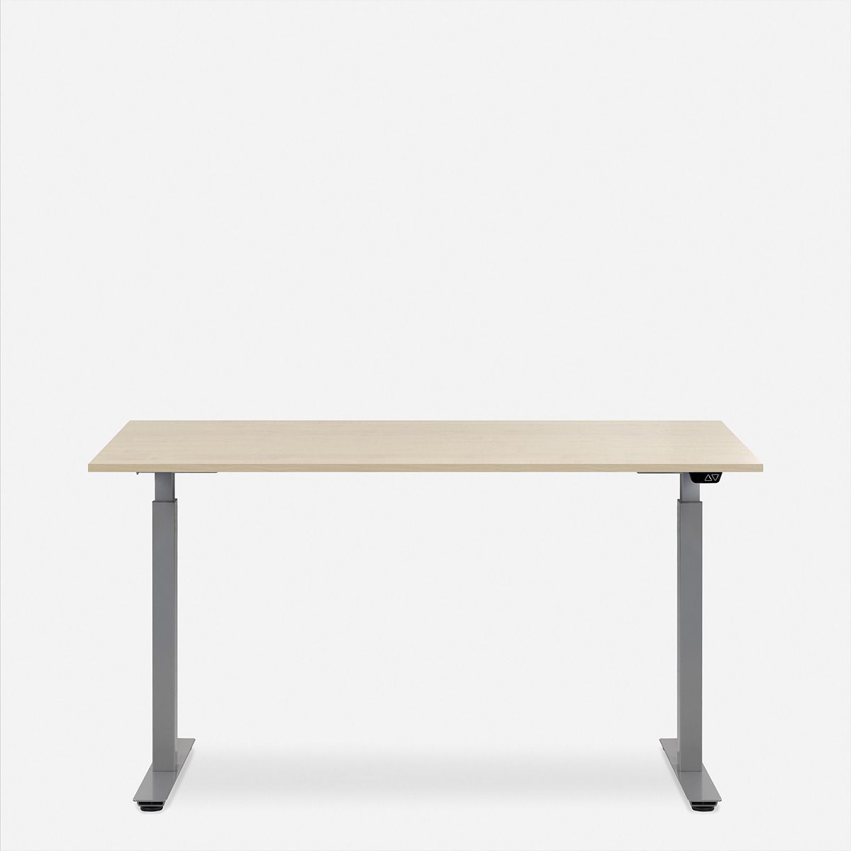 WRK21 Schreibtisch Smart 180 x 80 cm, Höhenverstellbar, Mandal Ahorn / Grau