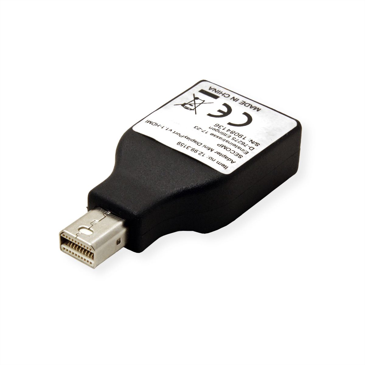 VALUE Adaptateur Mini DisplayPort-HDMI, MiniDP M - HDMI F