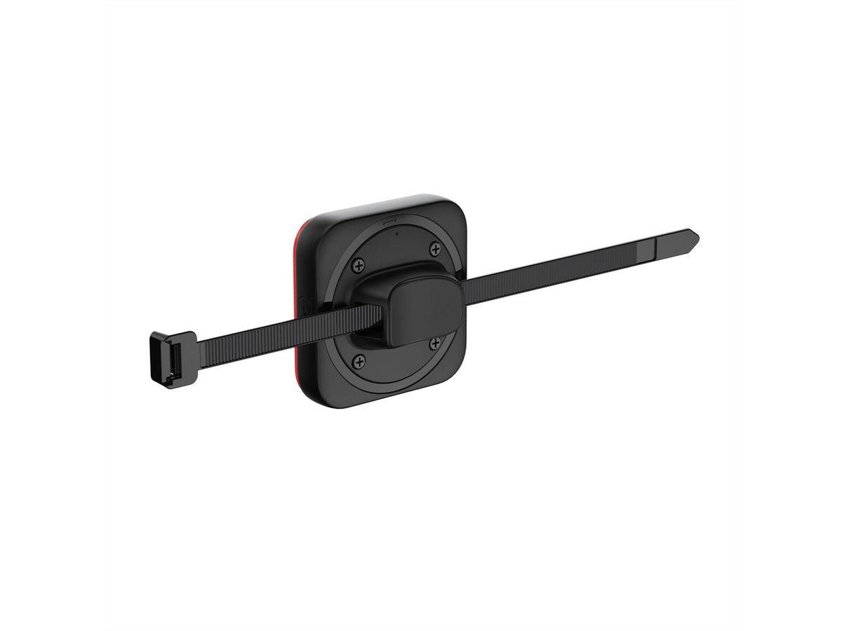 Dispositif de localisation T’nB pour vélos et scooters, Noir/Rouge