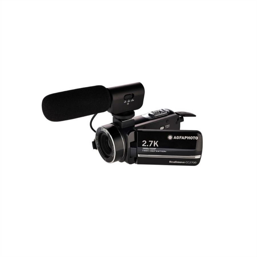 Caméscope Agfa Realimove CC2700 2.7K, Noir