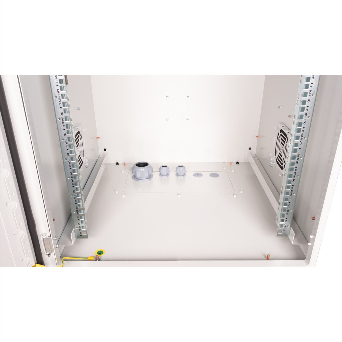 ROLINE 19-Zoll Wandgehäuse Pro 12 HE, 600x600 BxT IP55 outdoor grau